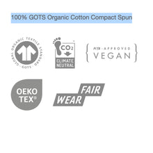 Load image into Gallery viewer, Ladies Rolled Sleeve Organic Tee