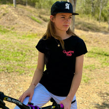 Load image into Gallery viewer, Ladies Rolled Sleeve Organic Tee