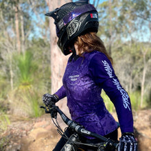 Load image into Gallery viewer, Women's All Mountain Raptor Jersey | Purple Haze Long Sleeve