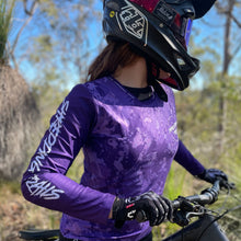 Load image into Gallery viewer, Women's All Mountain Raptor Jersey | Purple Haze Long Sleeve