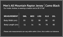 Load image into Gallery viewer, Men's All Mountain Raptor Jersey | Camo Black