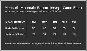 Men's All Mountain Raptor Jersey | Camo Black