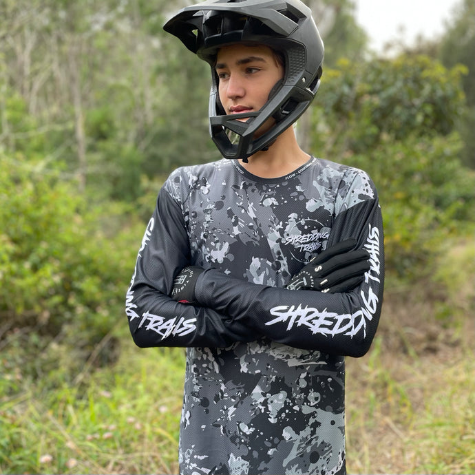 Youth Winter Camo MTB Jersey