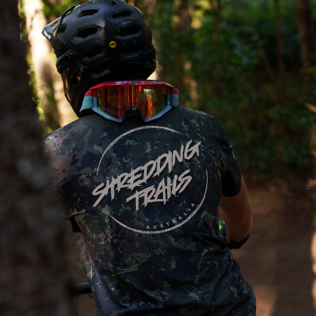 Youth All Mountain Raptor Jersey | Camo Green